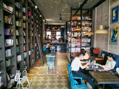 quan ca phe trang tri gach bong ho chi minh elephant book Gạch Bông Đà Nẵng