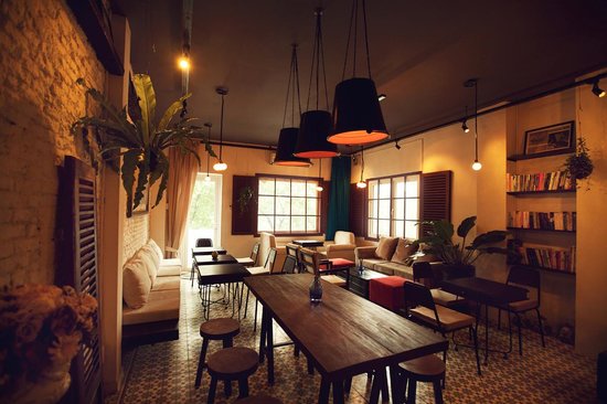 quan ca phe trang tri gach bong ho chi minh the morning coffe Gạch Bông Đà Nẵng