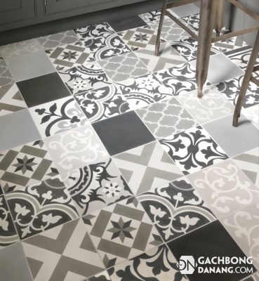 Lựa chọn gạch bông thiết kế theo tông màu 1 Cách mix gạch bông theo tông màu