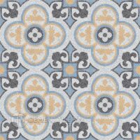 Gạch bông CTS TE-129.7(4-6-13-16) - 16 viên - Encaustic cement tile CTS TE-129.7(4-6-13-16) - 16 tiles